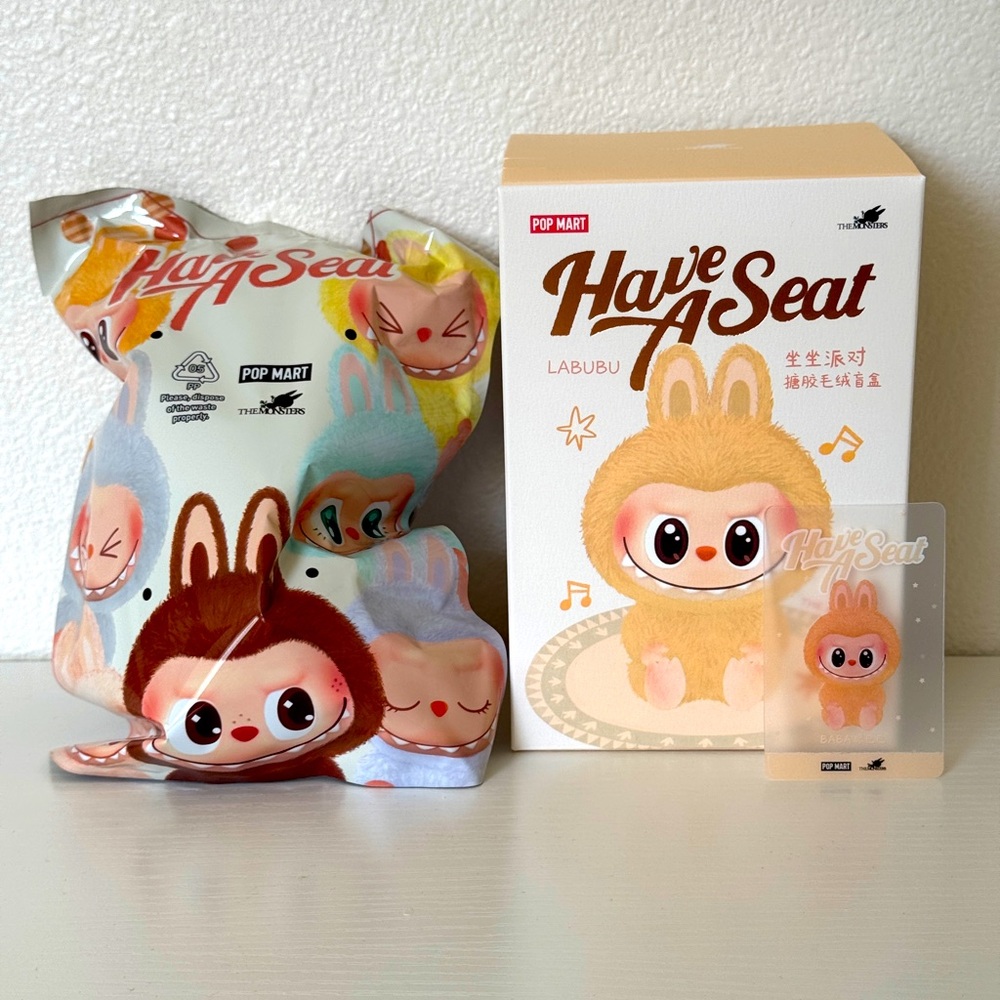 Authentic Pop Mart BABA Labubu-Have A Seat series